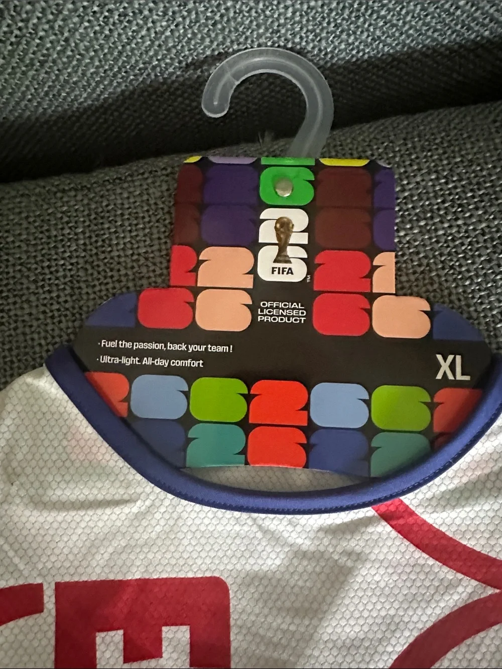 England FIFA White & Red Soccer Pet Jersey